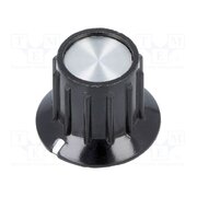 1-1437624-0 Knob; with flange; plastic; Øshaft: 6.35mm; Ø14.7x15mm; black; PKA 410OJ8C8wUR_gKwfHOxFyg6X_eMvHPs1RZ3h2F2gD8Y