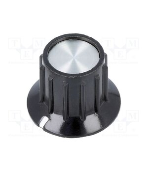 1-1437624-0 Knob; with flange; plastic; Øshaft: 6.35mm; Ø14.7x15mm; black; PKA 410OJ8C8wUR_gKwfHOxFyg6X_eMvHPs1RZ3h2F2gD8Y