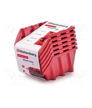 KBILS25-3020 Container: cuvette; red; long; 249x158x114mm; 6pcs; KBILS25; BINEER Prt82N76D4Mmh429FmjfEbYRD7H2WYA3DoaJ1HBWPKk