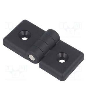 CFG.40/40 SH-6 Hinge; Width: 74mm; technopolymer PA; black; H: 36mm; for profiles CW92uHKC6mOK6y5EdLhsqiWPDLbz3dNk1BZeTax7JsQ
