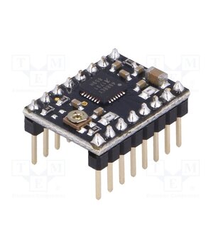 A4988 STEPPER MOTOR DRIVER CARRIER BLACK Stepper motor controller; A4988; 1.2A; Uin mot: 8÷35V; Kit: module VADwC_h_JutZlQLlRDcMG9emMYmAMyF0YQkWO6QGRog
