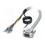 2926360 Cable; D-Sub 9pin plug,cables; PVC; Len: 0.5m; grey; Core: Cu; IP54 jdgFeNWfTGabL24R4AoEGon57s2Dtf1Tu_66kYUwmHc