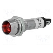 IND8-24R-B Indicator: LED; recessed; red; 24VDC; Ø8.2mm; IP40; for soldering fZxCpUMH74fF1U3jklTCwGAVNTczKeRC3sqcFr1O71Q