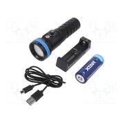 D30 1600 FULL SET 1600LM LED +BATTERY Torch: LED; L: 146mm; 400lm,800lm,1600lm; Ø: 46mm; IPX8; diving hwF_afMVMqYhD8_PGVkimdHcehHq1puyyNS-kAlXa7M