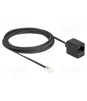 88094 Cable: telephone; RJ11 plug,RJ45 socket; 3m; black; 28AWG kdZuYt9oAXDOxPkab8xI67r4bgJ9x8DFKgbl063Q8l0