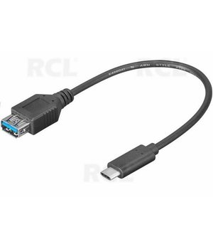 USB 3.0 SuperSpeed kabelis <> USB-C - USB 3.0 ligzda (A tips) >USB-C spraudnis, 0,15–0,2 m

 CKAK165_02.jpg