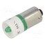 18600351 LED lamp; green; BA9S,T10; 24VDC; 24VAC; plastic; -20÷60°C 9jCK_LDzxkVkpOF2mgKmbT8Qtqd40JdOAAUw5m0vy3E