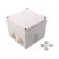 00821 Enclosure: junction box; X: 100mm; Y: 100mm; Z: 80mm; wall mount tMfOWbELgWOKWGYJHrKoV8Rd8_7cSrBvbSEY8_D73t4