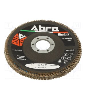001090306 Flap grinding wheels; Ø: 115mm; Granularity: 60; 22.23mm zBbxjJmZlMyoXmGcYFi76z49QGtSoiNx046V2Vll_rQ