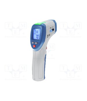P 4945 Infrared thermometer; LCD; 3,5 digit; -50÷380°C; Opt.resol: 10: 1 CbGx9RNxBnNSQvv_qLXyrXwdE1xkMt3aGQyT5cuLYEI
