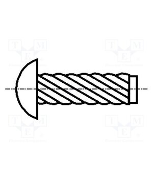 1259113 Screw rivet pin; A2 stainless steel; BN 689; Ø: 2.49mm; L: 6.35mm EbytRx6I8ipODWO42A05tUjW4s1XS6NaaurLx7i1kO4