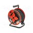 W-97301 Extension lead; 3x1.5mm2; reel; Sockets: 4; rubber; black; 30m; 16A d8pQ0iZuhgdIcrEkvB3CaMzapRuq0OzP7ZCEXzDeR9I
