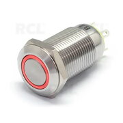 PUSH BUTTON SWITCH OFF-(ON) 12V DC, 3A, ø12mm, IP67, with red LED indication CPR01911R.jpg