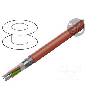 83556 002100 Wire; Cu; stranded; FEP; red; 300V; 30m; CPR: Eca; 22AWG; 6x22AWG kJYamrpl37Fs3NZzsuowfdcc7Vzw7SNoeJssT736ve8