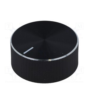 A1432260 Knob; with pointer; aluminium,plastic; Øshaft: 6mm; Ø33x14.3mm _MRFqy8GTWkOiXrrTWkAPyL-Wv5bjCHhlHySRJ3Sz9w
