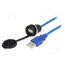 1310-1002-03 Cable; USB 2.0,with protective cap; USB A socket,USB A plug 93cCSusNXqdUlSOuwJxBKN-132i8y9gmoTkk_2vJRhA