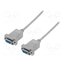 AK-610100-018-E Cable; D-Sub 9pin socket,both sides; 1.8m; grey pwoV2d-yiyHMojBaQW7Eb7dLe4bhIEQMAVcqaIgM1dc
