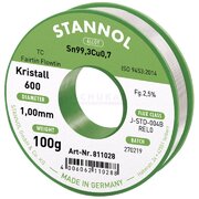 SOLDER 1 mm 100 g. Bezsvina Sn99,3Cu0,7, STANNOL

 ILYDB1001.jpg