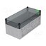 74500101 Enclosure: junction box; X: 150mm; Y: 300mm; Z: 132mm; polycarbonate lk6Facc4N2Uj1Qu5dOABpYk-VI-oD-oE0gM_QRQKSoc