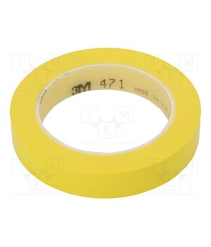 471-19-33/YE Tape: marking; yellow; L: 33m; W: 19mm; Thk: 0.13mm; 2.5N/cm; 130% dux_P4mkqIUYkybhw2NJnENKE2OlghslROkJRInJYAE