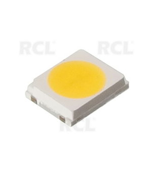 LED SMD 3,5×2,8 mm, 7,3–12 lm, 120°, IF = 60 mA, VF = 3,2 V, 0,2 W (4000 K), balts

 PLDKS3528BN.jpg