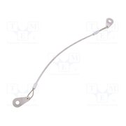 GN 111.2-200-C-TR Retaining cable; with 2 mounting tabs; Plating: PVC; 200mm YseM2sO_2R5FWn9kGNgnF7ahZu7RjmUkFWwHcTOMjXw