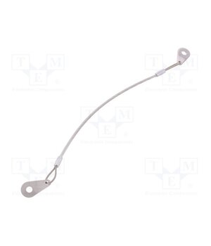 GN 111.2-200-C-TR Retaining cable; with 2 mounting tabs; Plating: PVC; 200mm YseM2sO_2R5FWn9kGNgnF7ahZu7RjmUkFWwHcTOMjXw