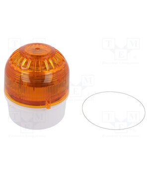PSC-0060 Signaller: lighting-sound; 110/230VAC; siren; red; Ø97.5x104mm WoFM9tAFz8PKD4GTES0LoTmfbsDjmsMvnMjnA7EP_IY