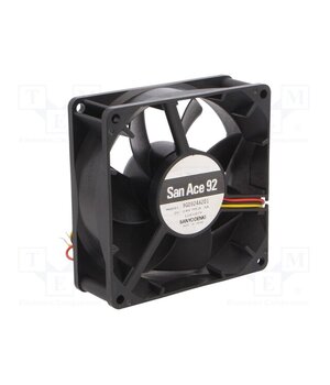 9G0924A201 Fan: DC; axial; 24VDC; 92x92x32mm; 150m3/h; 44dBA; ball; 4300rpm SNQMtFQ90zI5AyYyEDUKns-sJ4lHe3va9uHysd5vVIM