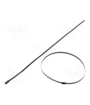 BCZ44-360 Cable tie; L: 360mm; W: 4.6mm; stainless steel AISI 304; 445N; wave aejrKeV9ZkRP6ZrG9TYB042XxVHkkLliPWn5zNsUYxE