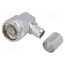J01020A0046 Connector: N; plug; male; angled 90°; 50Ω; soldering,crimped; PTFE 15hHYnev88hRZys-dxI6qBA2Efr1SAFUlOyoBR0VHcc