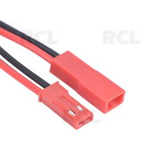 JST Connector Plug Cable Male+Female one pair, lead 100mm