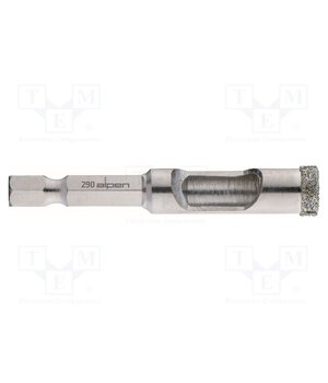 0029001500100 Diamond hole saw; Ø: 15mm; ceramics,glass; Holder: E6,3mm; 6.3mm O3dLfeyTg5gBjjUQdSlDeIEYzxqWUQEVckdEXA3XWIU