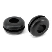 GROMMET rubber, D=6.4mm / hole 9.5mm, panel thickness max. 1.6mm
