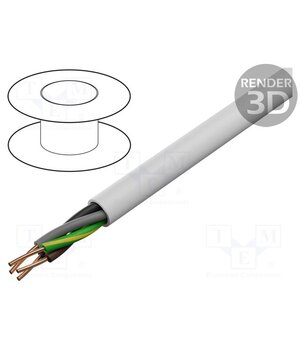 YDY-4X6 Wire; YDY; 4G6mm2; round; wire; Cu; PVC; white; 450V,750V; 100m FxrB5iYuC2KPLx1Wn3ZMf5zK-n6vMc2PtcbvFChOQ4Q