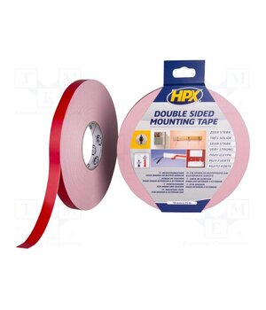 DS1925 Tape: fixing; W: 19mm; L: 25m; Thk: 1.1mm; double-sided; acrylic 3BmjBlz4xjAVlw4zFx2iepPde8M47GWVGzEhLgQEAyw