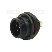 CONNECTOR WEIPU SP1312/P3, 3pin plug for housing, 13A 250V, IP68