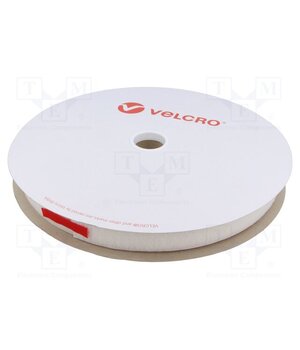 VELCRO® BRAND HOOK&LOOP LOOP 25MM PS14 Tape: hook and loop; W: 25mm; L: 25m; loop; white; reel nMND38En7OaeqwzLam4ZIrDbLEwcSJ9Vb9qUpO6aTOE