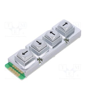 AK-104-AR-SSB-WP-MM Keypad; No.of butt: 4; metal; Mech.durability: 1000000cycles; 1.5N a8FA8gYu936Fn6u3i2V9_QQBKcKrVrqGo4w_FQ5pVho