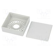KM-99B GY Enclosure: for alarms; X: 44mm; Y: 44mm; Z: 15mm; ABS; grey Bex_p38KOgipb3md2WNXHCIkzyS7PFUR4uRkaTGaLN4