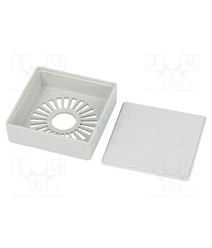 KM-99B GY Enclosure: for alarms; X: 44mm; Y: 44mm; Z: 15mm; ABS; grey Bex_p38KOgipb3md2WNXHCIkzyS7PFUR4uRkaTGaLN4
