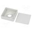 KM-99B GY Enclosure: for alarms; X: 44mm; Y: 44mm; Z: 15mm; ABS; grey Bex_p38KOgipb3md2WNXHCIkzyS7PFUR4uRkaTGaLN4