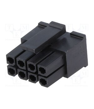 MFW-08 Connector: wire-board; plug; female; PIN: 8; for cable; 3mm; 2x4; 5A WP_0z2PiQzdGUYAUuJ5kr_8XPNUwe-7IXfYkQyTRqBI