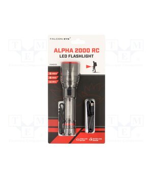 ALPHA 2000 RC Torch: LED; IPX4; 450lm,2000lm; 6h; FALCON EYE®; L: 173mm; Ø: 46mm OwN4FLQjyi2lXQMrn8SUA3DQ994R0WfQKPszG5J88qc