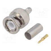 J01000A1256 Connector: BNC; plug; male; straight; 50Ω; crimped; RG223,RG400 Fn5unF2fSbV67kXrGsPFxaVURhgHq4LEGzBbB1B-N6w
