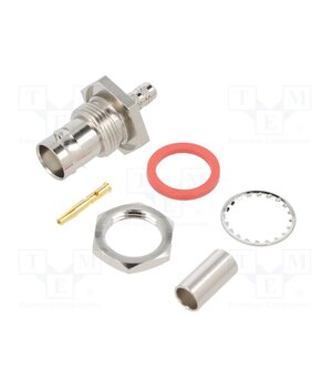 112202 Connector: BNC; socket; female; straight; 50Ω; crimped; PTFE; brass JTeIDHH5R7c5aEmEqaFxxYZCmklrDj_q6tOZm-xXS0M