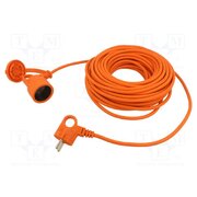 M01807 Extension lead; 2x1mm2; Sockets: 1; PVC; orange; 20m; 10A xrDassDqnMe3hgOQfDEQL5tIUk9VtAqk-7aqlcYRQWE