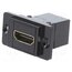 CP30700GMB Coupler; HDMI socket,both sides; DUALSLIM; gold-plated; 29mm Meap9gT1XLx8YE24mYOdbrvCfAv4br0GFiCISMGaFFk