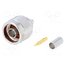N1121A1-NT3G-1-50 Connector: N; plug; male; straight; 50Ω; crimped; gold-plated; PTFE i4bMiO4FzIFioHQZ5y0Ypw_9d0yJAKitt3tMTIpaKSU