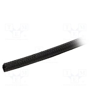 GRP1301/4 BLACK 200 FT Braid; ØBraid : 6.35mm; polyester; black; UL94V-0; incised OQcoTKeXM_z-odyZ3lXFJJF_sUfW4e_BZteb-LOHTdw